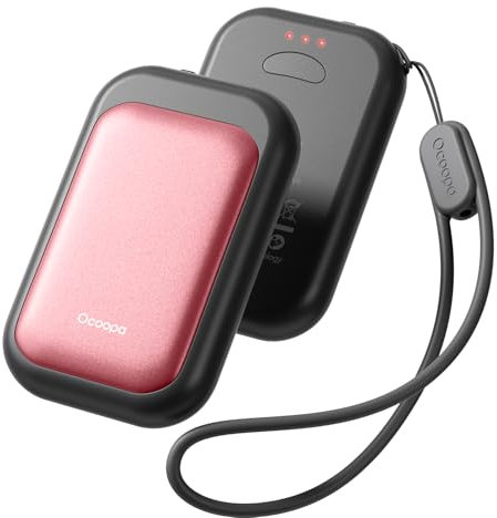 OCOOPA Magnetic Rechargeable Hand Warmers 2 Pack, Card-style Electric Hand Warmer, Pocket Battery Operated Heater, UL Certified, 3 Heat Settings, Tech Gifts for Men,Purse Must Haves, UT4 Young