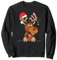 Weihnachten Weihnachtsmütze Lichterkette Elch Rentier Sweatshirt