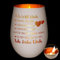 Livole Windlicht mit Gravur Geschenk für Freundin, Teelichthalter Geschenk mit Ich Liebe Dich, Graviertes Windlicht aus Glas für Sie Ehefrau, Windlichter Geburtstagsgeschenke