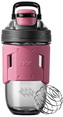 TKK Blender Shaker Bottle 24 Ounce With Blending Ball Plastic Protein Shaker Bottle for Pre & Post workout Protein Drink Shaker Cup USA Tritan BPA Free