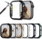 Lovmunia 6-Stück Hard Gehäuse mit Displayschutzfolie Kompatibel mit Apple Watch Series 10 42mm, Rundum PC Ultradünne Schutzhülle Eingebaut Kratzfest Gehärtetes Glas Schutzfolie für iWatch 10 42mm