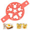 IKOPFLN 1 Pezzi Stampo pancake, stampo per pancake, stampi per pancake, Stampo per Pancake in Silicone Stampo per Forno Pancake Antiaderente Pancake