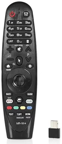 XINFUTE Mando a distancia MR-18 MR-18+ compatible con LG Magic TV AN-MR400 AN-MR18BA AN-MR650 USB
