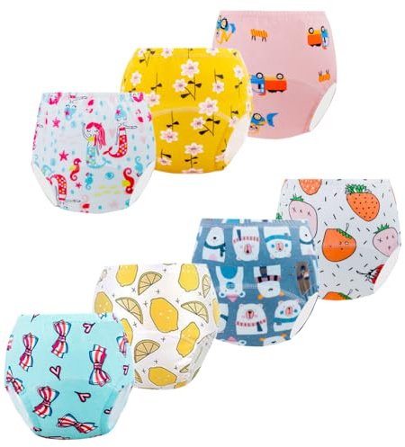 JackLoveBriefs Töpfchen Trainingshosen für Kinder von 2-5 Jahren 7 Pack