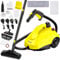KROQO Multi-Purpose Steam Cleaner Handheld Steam Cleaner for Everything with 23 Accessories, Removing Wallpaper, Floor, Carpet, Sofa, Upholstery, Car, Tiles, Upholstery, Bathroom 1.5 L Steam Cleaner