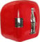 Coca-Cola Coke 7.9L Mini Fridge For Bedrooms 12 Can Table Top Mini For Snacks Lunch Food Drinks Beverages Home RV Car Travel 12V Portable Small Personal Cooler Warmer Red