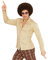 W WIDMANN MILANO Party Fashion - Chemise années 70 pour hommes, Disco Fever, Tenue de fête, Costume de carnaval
