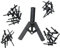 AB Tools Plastic Pop Pot Riveter Rivet Fastener Gun for Car Trims Carpets Seats 40 Rivets