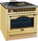 Kaiser HGE 93555 ElfEm Gas Eléctrico Cocina 90cm/Horno eléctrico/Estufa/115L/ Placa de gas / 4,5 Kw WOK/ 8 funciones/Autolimpiación/Gas natural y propano posibles/Calidad de lujo
