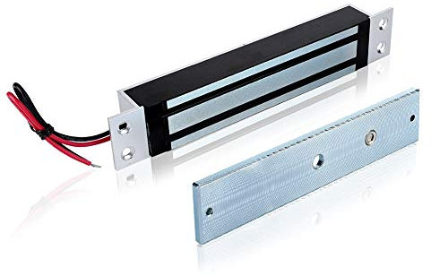 Dioche Étanche électrique Serrure de Porte électromagnétique magnétique électrique tenant la force de serrure d'électro-aimant Mode sûr de NC DC12V 280kg / 600Lbs, pour porte en bois/métal/verre