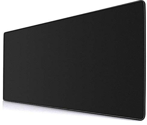 YEBMoo extra langes Gaming Mauspad, 800x300x3 mm, wasserabweisend, mit rutschfestem Boden, für PC, Laptop (80x30Black)