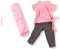 Götz 3403156 Kombination Very Sports - Puppenbekleidung Gr. XL - 4-teiliges Bekleidungs- und Zubehörset für Stehpuppen 45-50 cm
