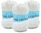 Lion Brand Yarn Pima Baumwollgarn, mittleres Garn zum Stricken, Häkeln und Basteln, 3er Pack, Vintage