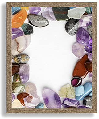 Bilderrahmen Opal X | 60x80 cm | Wild Eiche Dekor | Antireflex Kunstglas | Poster Puzzle Diamond Painting Drucke