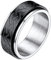 Richsteel Herren Männer Spinnerring schwarz Keltischer Knot Fingerring 10mm breit Zappel Bandring mit Geschenkebox für Freunden Ehemann Model