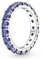 PANDORA Ring Timeless funkelnde Reihe silber, blaue Kristalle 190050C02 54