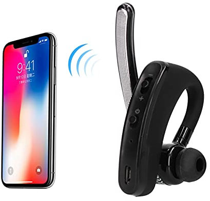 Sxhlseller Bluetooth-Kopfhörer, Walkie-Talkie, Bluetooth-Headset mit Mikrofon, Tragbare Geräuschunterdrückung, Kabellose Kopfhörer für für HYT Walkie-Talkie,