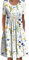 Achinel Women's Floral Print Midi Dresses Ladies Tunic Crew Neck T Shirt Dress Simple Loose Summer Sundress Boho Bohemian Dress No. 2 Color XL