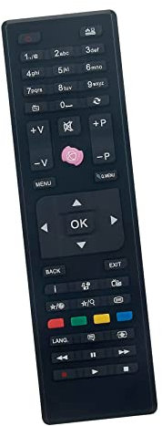 AULCMEET TX-39A300B télécommande de Remplacement Compatible avec JVC 4K OLED Smart TV Telefunken RC4875 RC4849 Bush RC4870