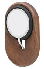 Oakywood Support Mural pour téléphone et iPhone - Support en Bois Artisanal pour téléphone Portable - Compatible avec Le MagSafe et iPhone 12-16 - 8x12.3x1.5cm/3.2x4.8x0.6' - Noyer