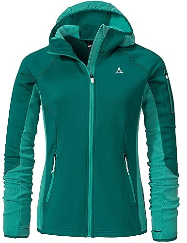 Schöffel Damen Hoody Lodron Fleecejacke, Psychotropical, 40 EU