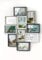 Kobolo Bilderrahmen Collage AVA, Holzrahmen in Grautönen für 10 Bilder 10x15 cm, Fotocollage, Familiengalerie, Wandmontage im Hoch- & Querformat für eine kreative Wandgestaltung