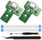 ZHUROUPU JDS-030/JDM-030 Ersatz Micro USB-Ladeanschluss-Adapter Reparaturanlade-Ladegerät Schaltkreis mit 12 Pin Flex-Kabel und LED-Leuchte für PS4 Wireless Controller