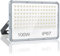 YIQIBRO LED Strahler Außen 100W, Fluter Außen 10000LM, Aussenstrahler Wasserdicht IP67, 6500K Kaltweiß Superhell Außenstrahler LED Scheiwerfer für Lager Garten Garage Hof Fabrik Parkplatz