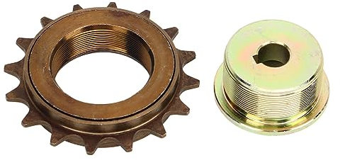 Mountain Bike Freewheel, Iron Bicycle Spoke Chain Freewheel Sprocket with Adapter for MY1016Z MY1016 MY1018 MY1020 Motor (16T Sprocket)