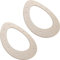 MAGICLULU 2 Stück Ostereier-Kranz-Rahmen Holzkranz-Form Unvollendete Holz-Bastelarbeit Blumen-Reifen Ringe Holz-Kranz-Basis Für DIY-Osterkranz-Dekor