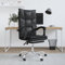 ShGaxin Bürostuhl mit Liegefunktion, Drehstuhl, Schreibtisch Stuhl, Büro Stuhl, Computerstuhl, Arbeitsstuhl, Gaming Stuhl, Schwarz Kunstleder