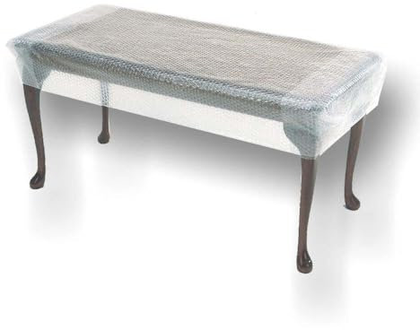 AirCap® Luftpolsterfolie, Knallfolie, Bläschenfolie, selbstklebend mit 10 mm Noppen aus Kunststoff, Transparent, 80 my stark, 120 cm breit, 150 m lang, 1 Rolle(n)