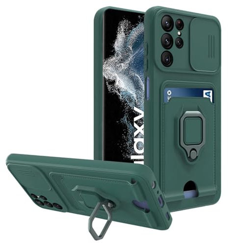 Custodia protettiva per obiettivo fotocamera Slide per Samsung Galaxy S22 Ultra A21S A32 A71 A52 A72 A53 A73 Slot per scheda Anello magnetico Cover, T5, per Samsung A50
