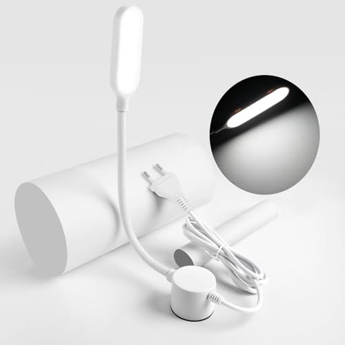 Lixada LED Nähmaschine Magnetisch Lampe 30-LED-Licht Nähleuchte Arbeiten Beleuchtung Schwanenhalslampe mit Magnetfuß für alle nähmaschinenlampe Leuchten