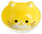 Headerbs Tableware Eating Bowl, Kids Bowl Ceramic Cute Cartoon Animal Shape Rice Bowls Reusable Dinner Tableware for Serving Soup Cereal Pasta Ice Cream (Cat)