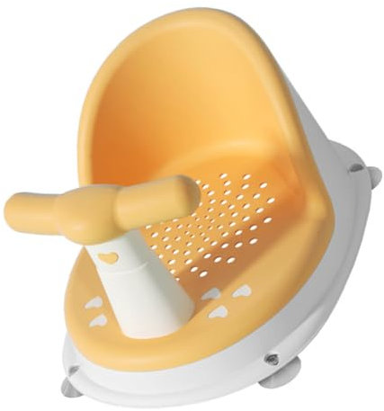 SHOWERORO Silla De Baño Antideslizante Para Bebés De 6 a 24 Asiento Ergonómico De Bañera Material Pp y Tpe Adecuado Del Baño Fácil De Transportar y Almacenar Para Niños Pequeños