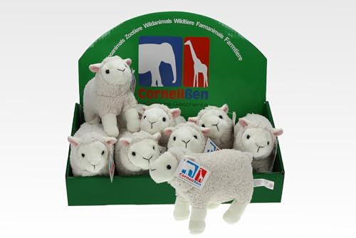 Cornelißen Kuscheltier Schaf Hausschaf Mufflon Länge 19 cm Weiß 1017030