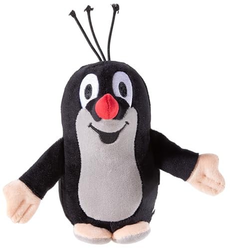 KLEINER MAULWURF GRS/PET Figur, Schwarz/Grau