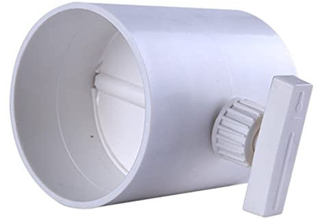 LXYTT Ventil, 1PC ABS Luftventil Katup Pengatur Rückschlagventil PVC Pipa Volumen Udara Mengatur Katup Udara Katup Pipa Manuelles Putaran-Umschaltventil(160mm)