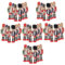 PRETYZOOM 6 Set Schiaccianoci Lovable Atuccio Regalini Natale Decorazioni Guarnitura Fata Auto Adornare Soprammobili Natalizi Regali Di Natale Di Natale Di Legno Colorful 6 Pezzi*6