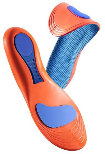 KQOZG PCS Solette ortopediche per fascite plantare, piedi piatti, solette ortopediche, solette ortopediche con plantare, solette ortopediche per uomo e donna. (Taglia 37-38)