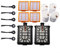 Fauhapyway Piezas de repuesto de vacío Cepillos laterales Filtros de espuma para Shark AI Ultra para modelos RV2600WSEU RV2500SEU