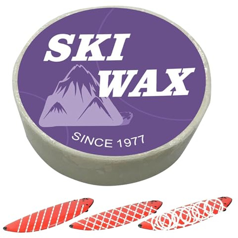 Baoqifong Skiwachs - 60 g Surfboard Pflege,Ski Und Snowboard Rennwachs,Für Wintersport Auf Präparierten Pisten, Im Wettkampf, Im Resort, Beim Fahren, Auf Touren Und Freestyle