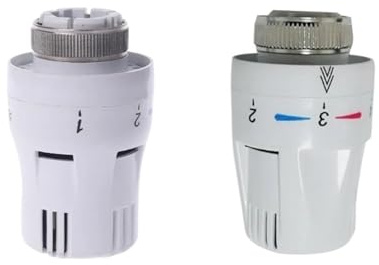 Thermostatische Heizkörperregelung, Einstellbar, Gerade Ausführung, Flüssigkeitsheizung
