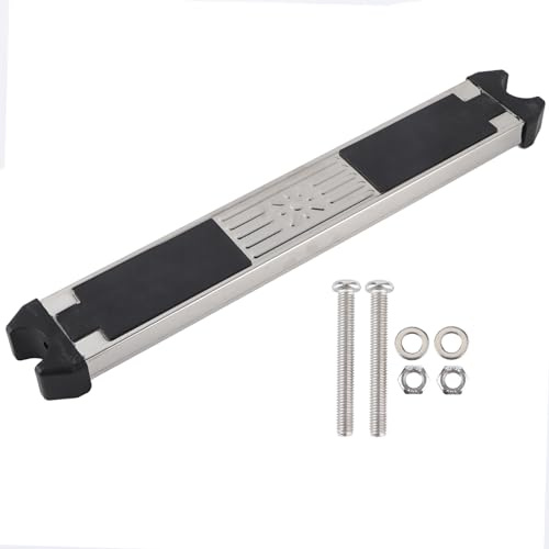 Stainless Steel Pool Ladder Steps, 19.7 x 3in Swim Stairs Step Replacement 280KG Load Non Slip Pedal Ladder Rung with Bolts for Inground and Above Ground Pools