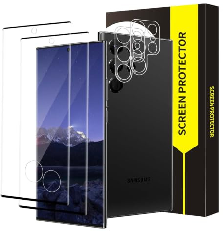 Bodyguard 2+2 Stück Folie für Panzerglas für Samsung Galaxy S23 Ultra 5G