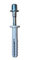 Alsafix - 100 chevilles nylon à frapper collerette NHM D. 6 x Lt. 40 mm et patte à vis M6 - NHM06040 - Alsafix