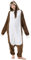 Katara 1744 -Faultier Kostüm-Anzug Onesie/Jumpsuit Einteiler Body für Erwachsene Damen Herren als Pyjama oder Schlafanzug Unisex - viele Verschiedene Tiere