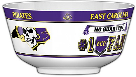 Fremont Die NCAA Unisex NCAA Party Schale, Unisex, 45496, East Carolina Pirates, 11.75 Diameter