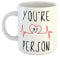 clothinx Kaffeetasse mit Aufdruck You Are My Person | Das Geschenk Für Deinen Lieblingsmenschen | Für Beste Freunde Die Familie oder Kollegen